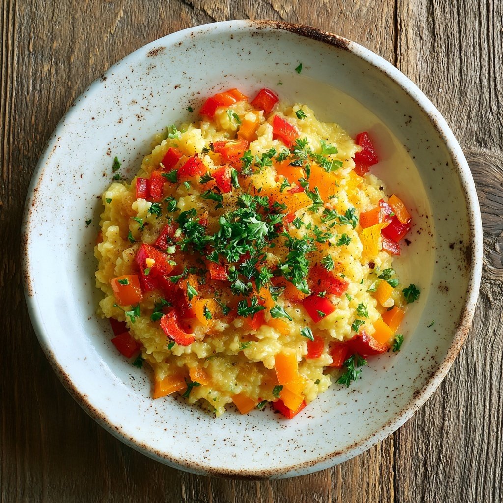 Blumenkohl Reis Mit Paprika