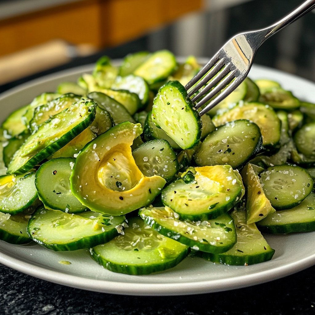 Avocado-Gurken-Salat – Schnell und gesund