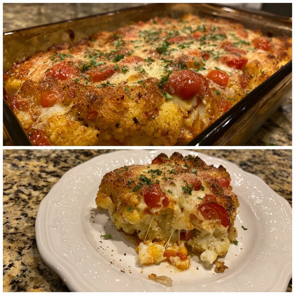 Blumenkohl Auflauf Mit Tomaten