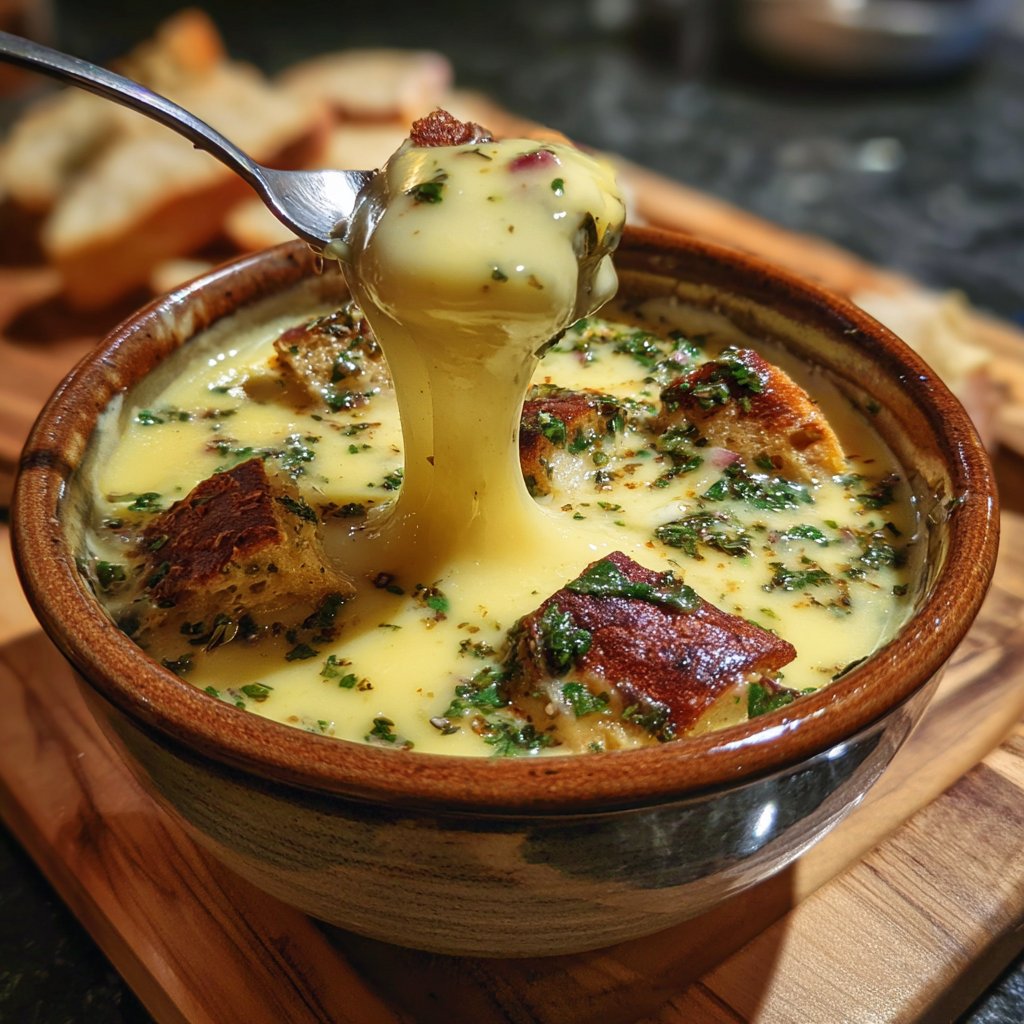 Käsefondue mit Weißwein