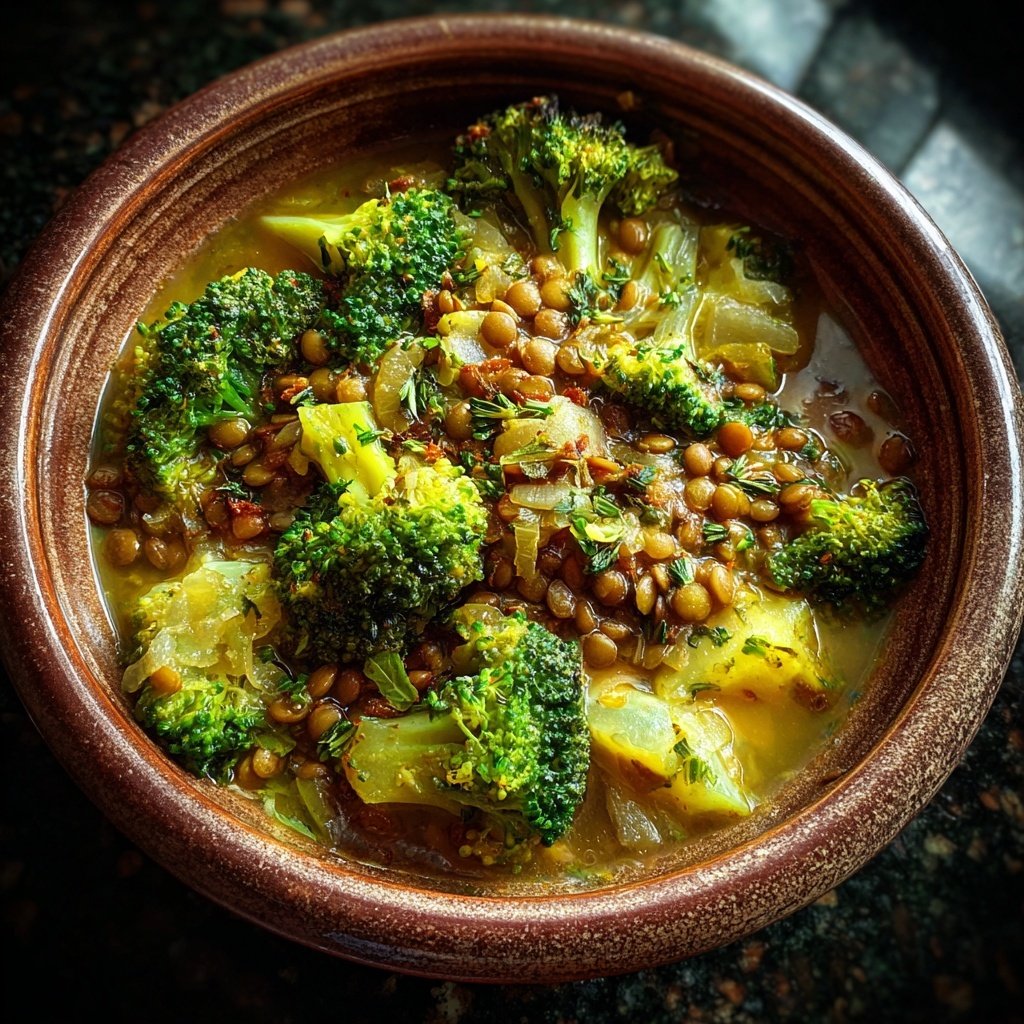 Brokkoli Linsen Eintopf