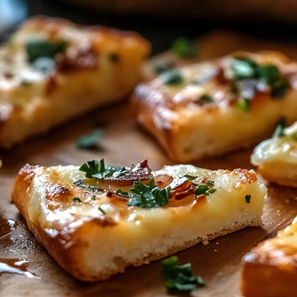 Herzhafte Mini Flammkuchen Sterne