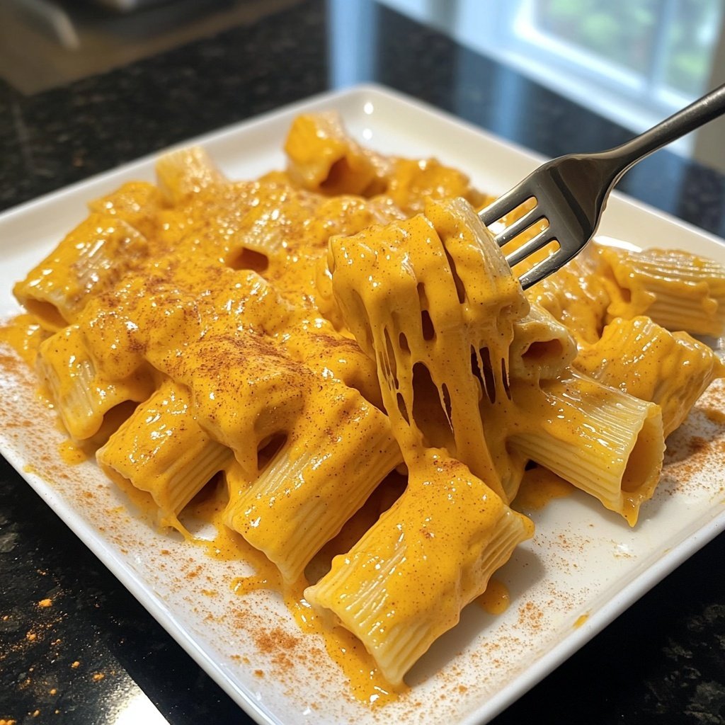 Rigatoni mit Kürbiscreme