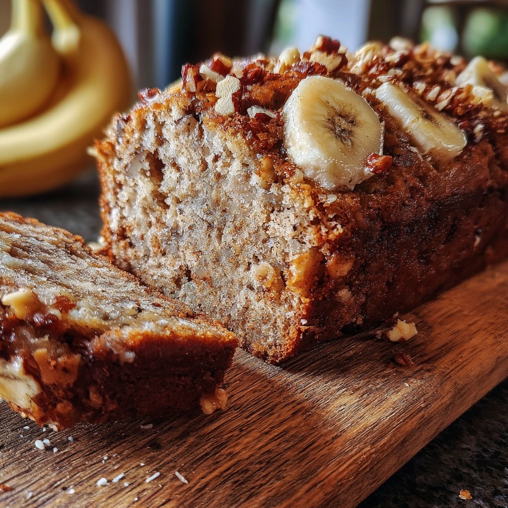 Bananenbrot mit Haselnüssen