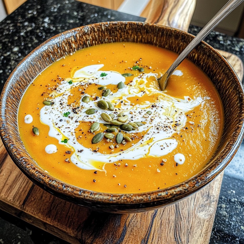 Kürbissuppe für Meal Prep