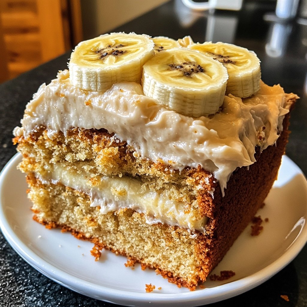 Bananenkuchen mit Frischkäse Frosting