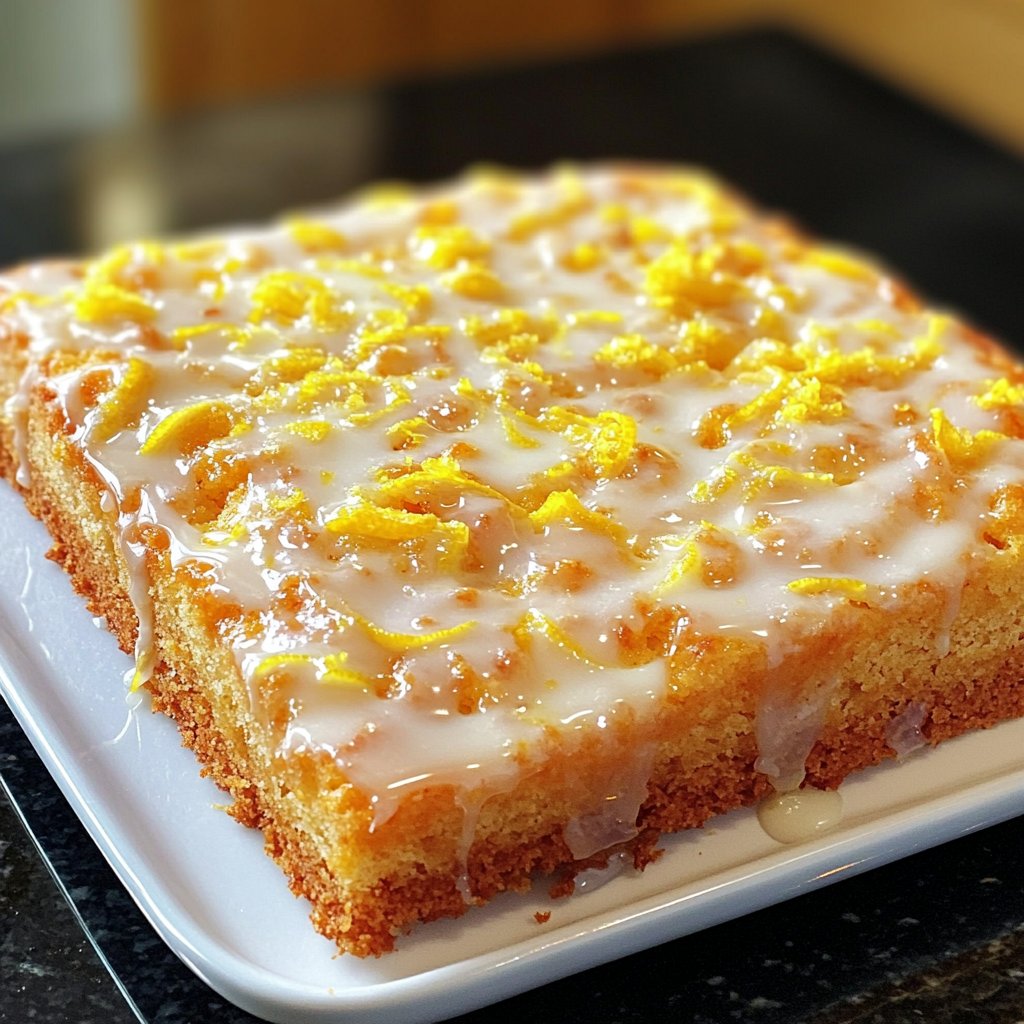 Zitronenkuchen für den Sonntagskaffee