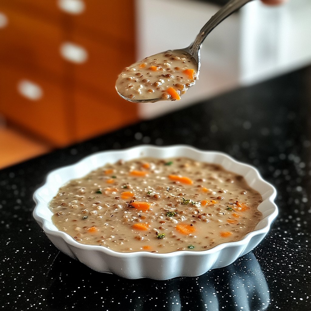 Linsensuppe mit Ingwer