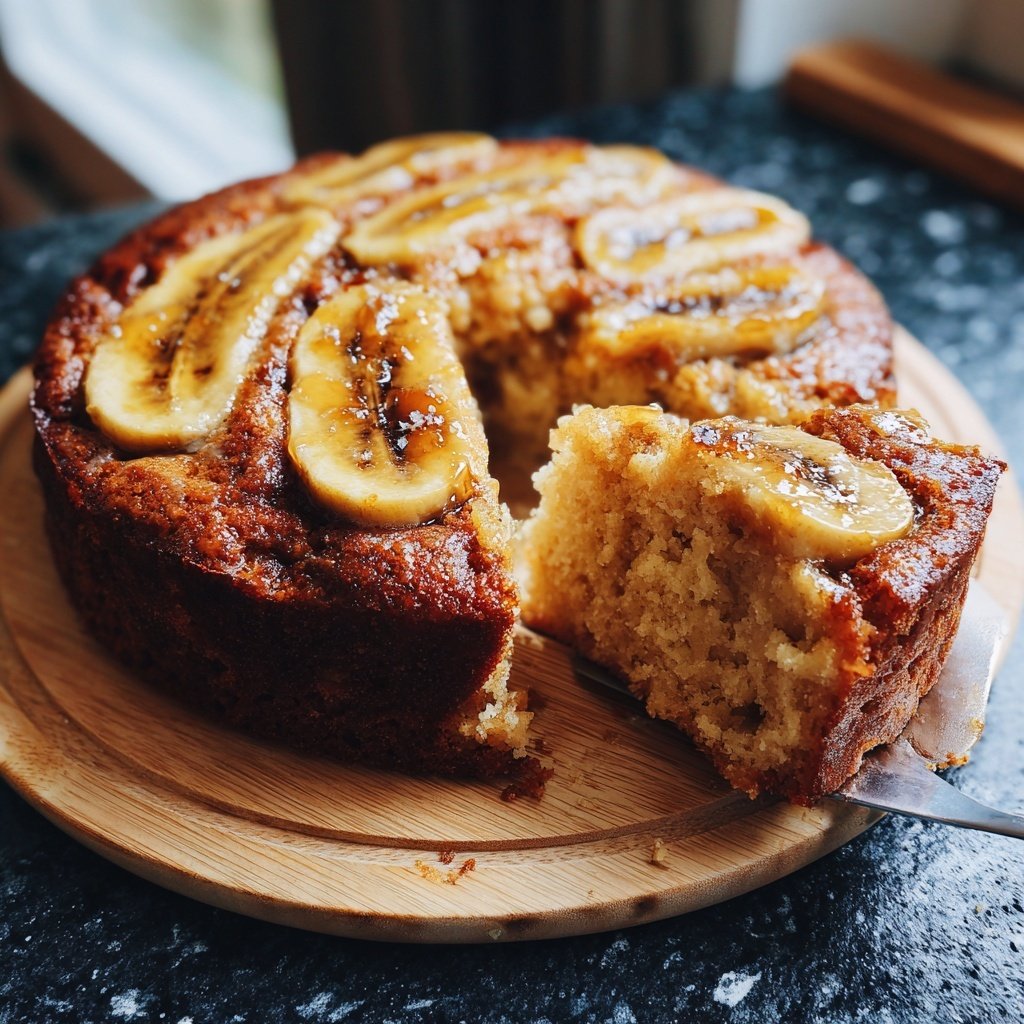 Bananenkuchen mit Öl