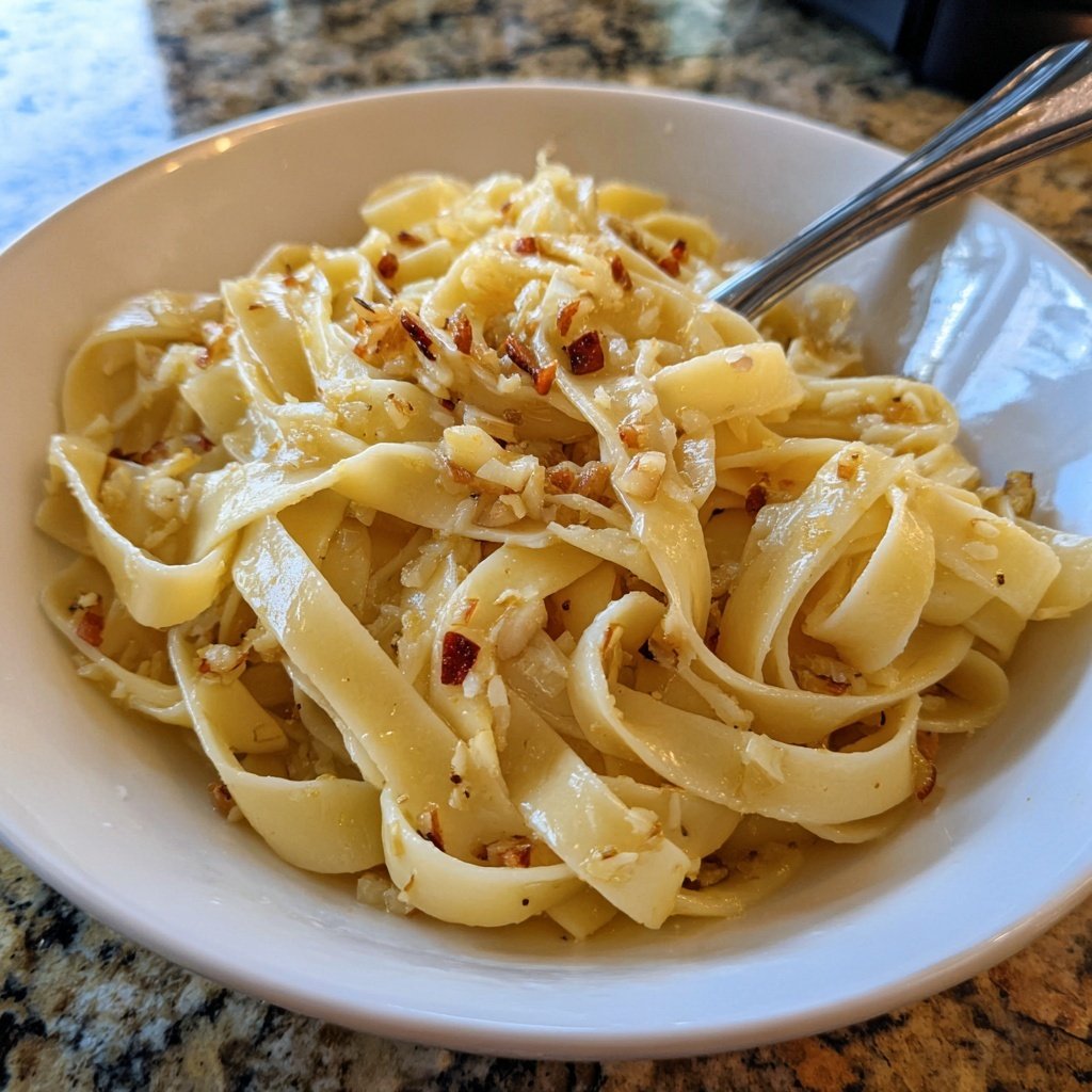 Schnell & Einfach 15-Minuten Knoblauchpasta