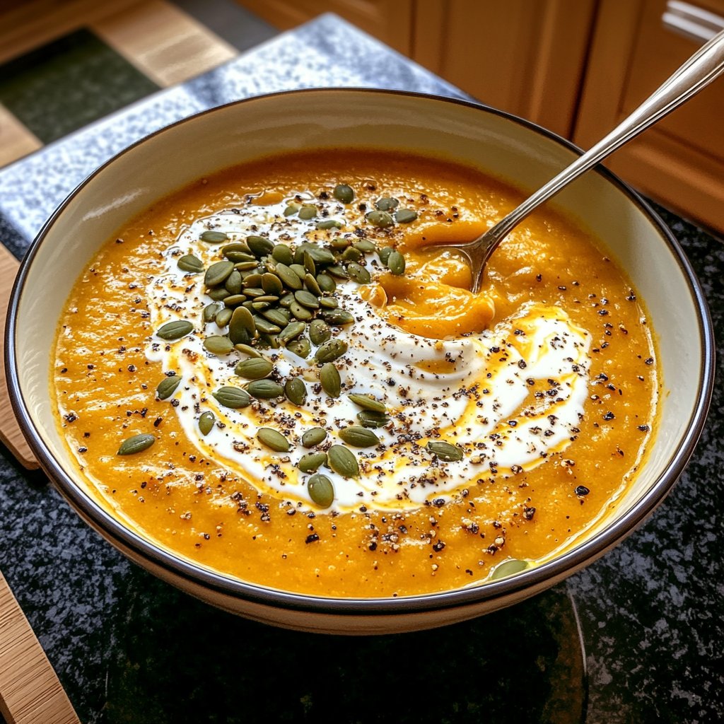 Kürbissuppe sämig mild