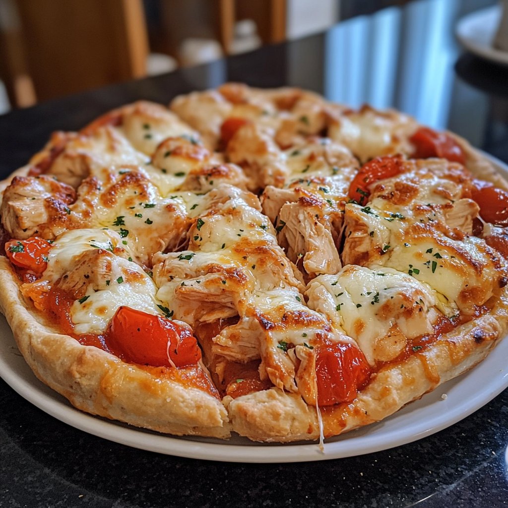 Hähnchenbrust mit Tomaten Mozzarella