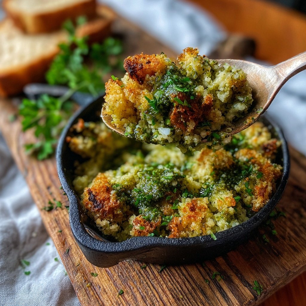 Blumenkohl Reis Mit Kräuter Pesto